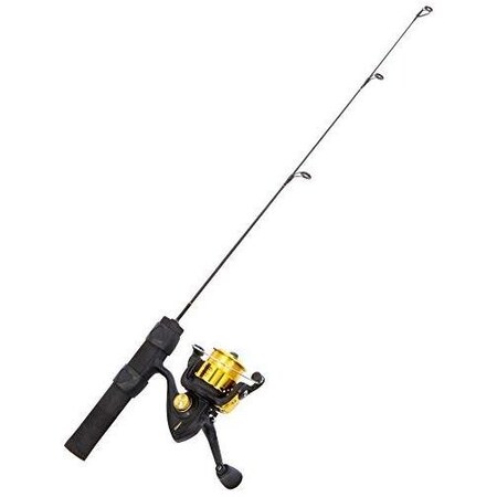 Master Ultra Light 2' Spin Combo, Premounted With Line, Black And Gold DN207-WL